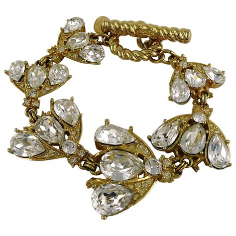 vintage dior bracelet|vintage christian dior jewelry value.